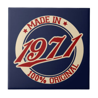 Made in 1971 tegeltje