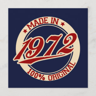 Made in 1972 kaart