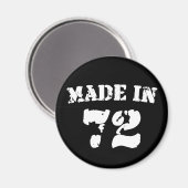 Made in 1972 magneet (Voorkant / Achterkant)