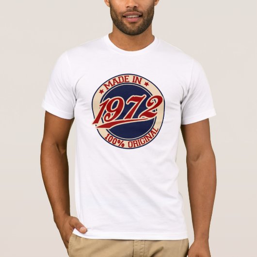 Made in 1972 t-shirt (Voorkant)
