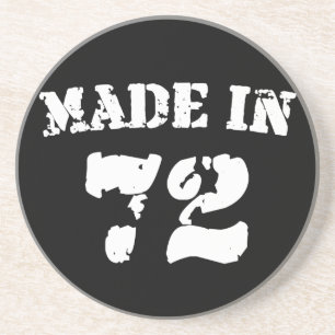 Made in 1972 zandsteen onderzetter