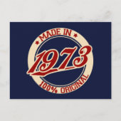 Made in 1973 briefkaart (Voorkant)