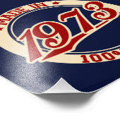 Made in 1973 foto afdruk (Hoek)