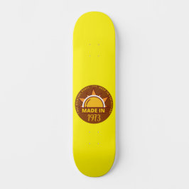 MADE IN 1973 grappig verjaardagscadeau Persoonlijk Skateboard