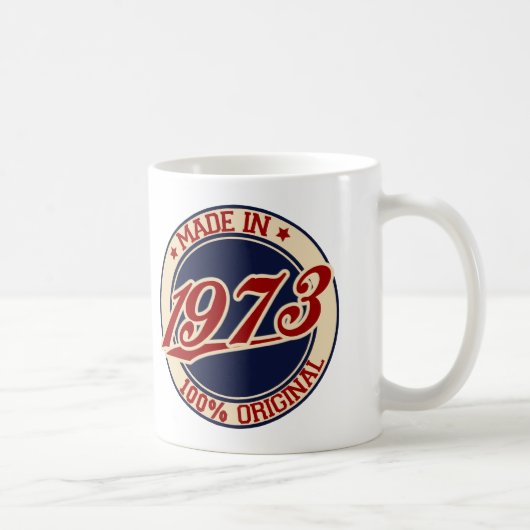 Made in 1973 koffiemok (Rechts)