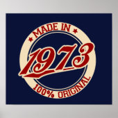 Made in 1973 poster (Voorkant)