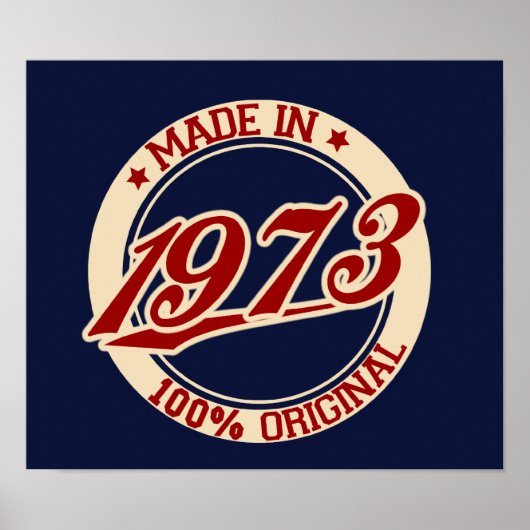 Made in 1973 poster (Voorkant)