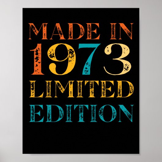 Made in 1973 poster (Voorkant)