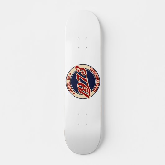 Made in 1973 skateboard (Voorkant)