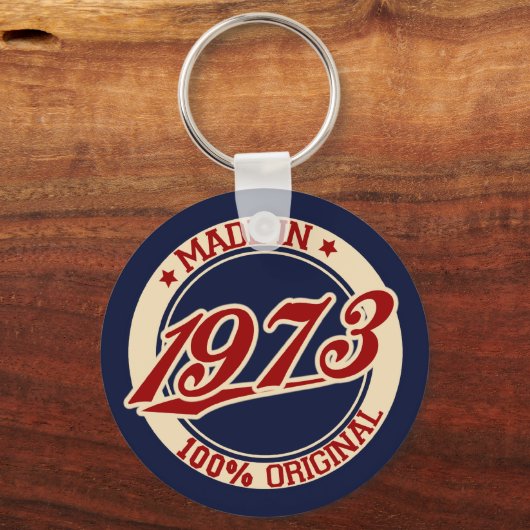 Made in 1973 sleutelhanger (Voorkant)