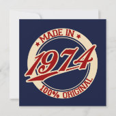 Made in 1974 kaart (Voorkant)