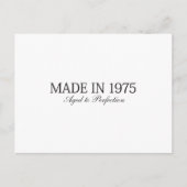 Made in 1975 briefkaart (Voorkant)