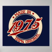 Made in 1975 poster (Voorkant)
