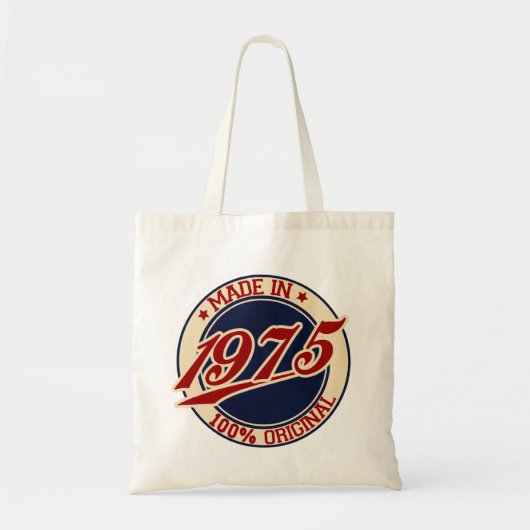 Made in 1975 tote bag (Voorkant)