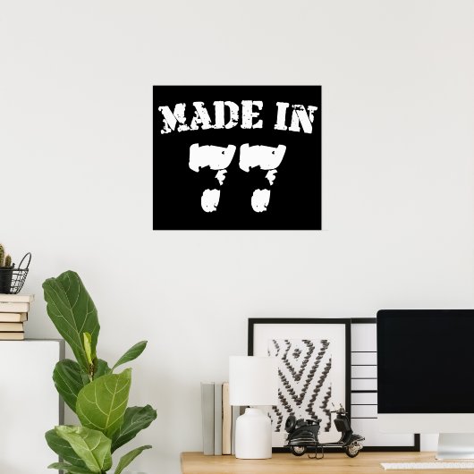 Made in 1977 poster (Thuiskantoor)