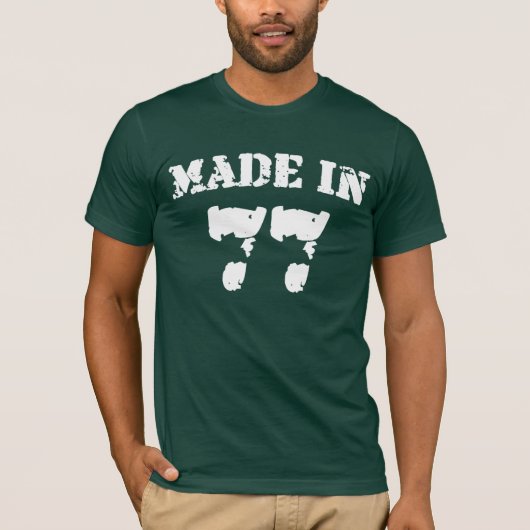 Made in 1977 Shirt (Voorkant)