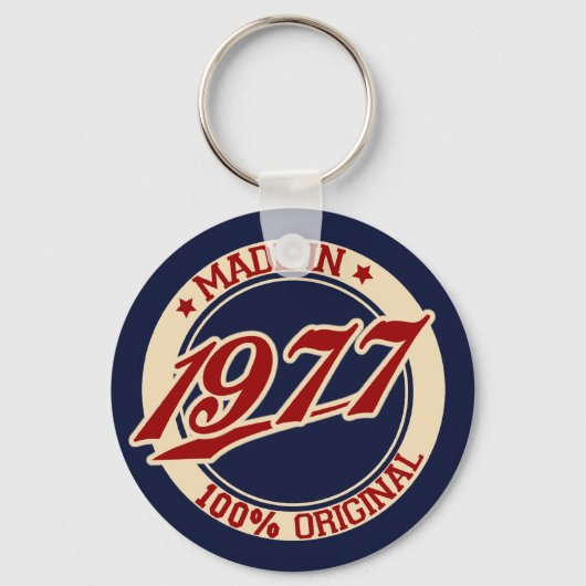 Made in 1977 sleutelhanger (Voorkant)