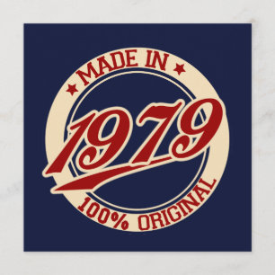Made in 1979 kaart