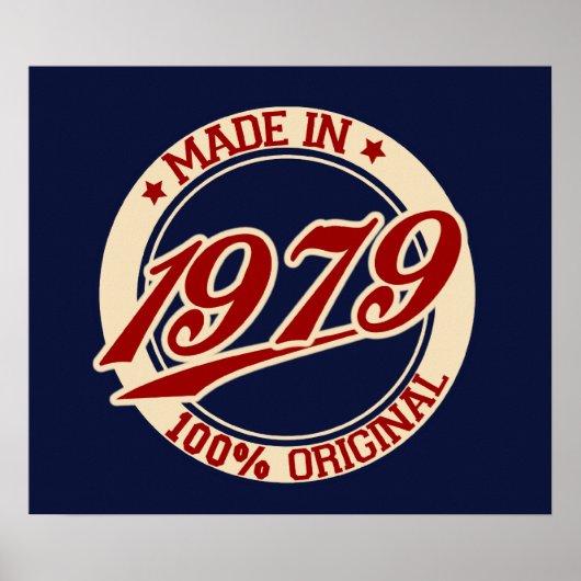 Made in 1979 poster (Voorkant)