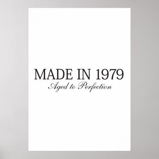 Made in 1979 poster (Voorkant)