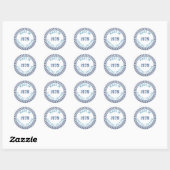 Made in 1979 ronde sticker (Vel)