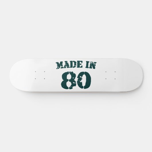 Made in 1980 skateboard (Horizontaal)