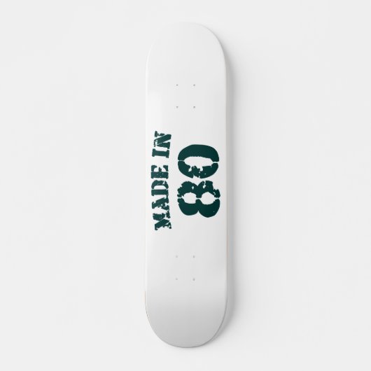 Made in 1980 skateboard (Voorkant)