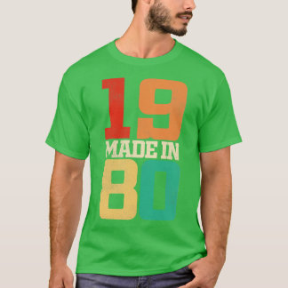 Made in 1980 t-shirt
