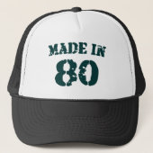 Made in 1980 trucker pet (Voorkant)