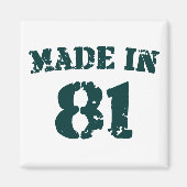 Made in 1981 magneet (Voorkant)