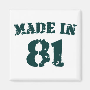 Made in 1981 magneet