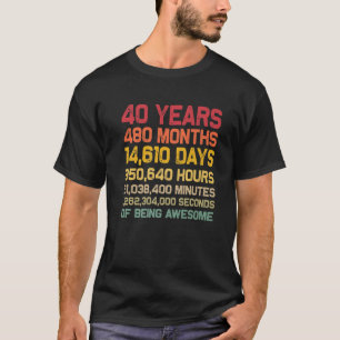 Made in 1981 Quarantine Edition 40th Birthday Gift T-shirt