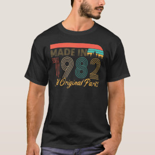Made in 1982 1982 40th Birthday Original P T-shirt