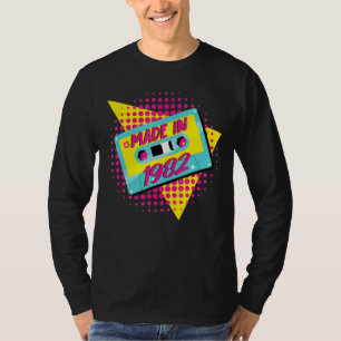Made in 1982 40th Birthday 80s 90s 1990s 1980 T-shirt