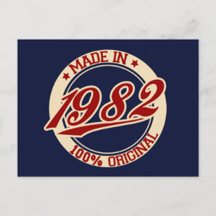 Made in 1982 briefkaart