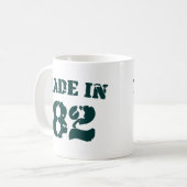 Made in 1982 koffiemok (Voorkant links)