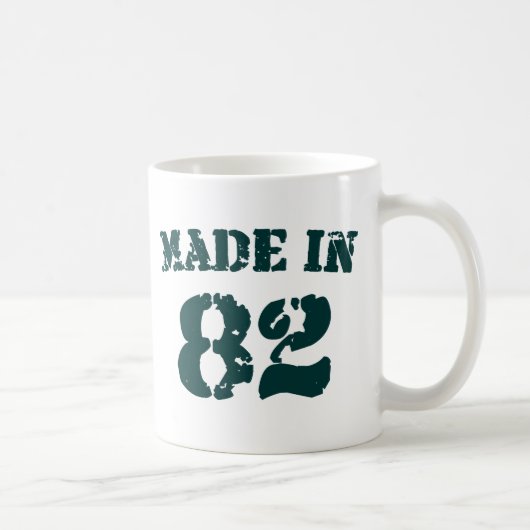 Made in 1982 koffiemok (Rechts)