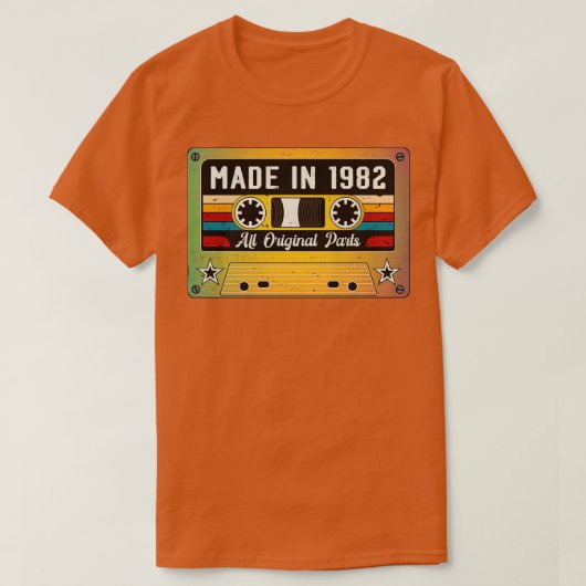 Made in 1982 t-shirt (Design voorkant)