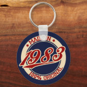 Made in 1983 sleutelhanger (Voorkant)