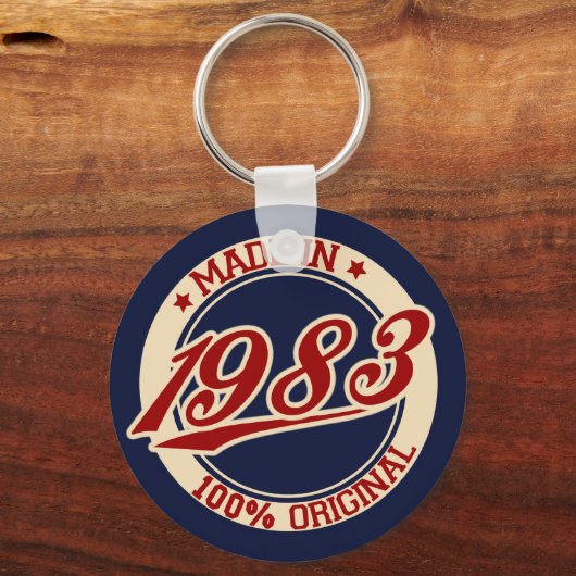 Made in 1983 sleutelhanger (Voorkant)