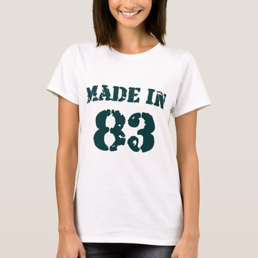Made in 1983 t-shirt (Voorkant)