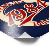 Made in 1984 foto afdruk (Hoek)