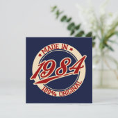 Made in 1984 kaart (Staand voorkant)