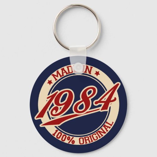 Made in 1984 sleutelhanger (Voorkant)