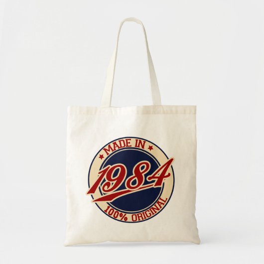 Made in 1984 tote bag (Voorkant)