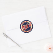 Made in 1985 ronde sticker (Envelop)