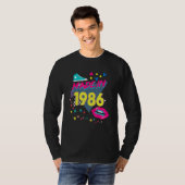 Made in 1986 36th Birthday 80s 90s 1990s 1980 T-shirt (Voorkant volledig)