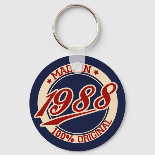 Made in 1988 sleutelhanger (Voorkant)