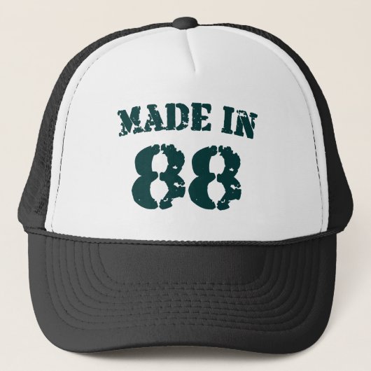 Made in 1988 trucker pet (Voorkant)