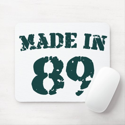 Made in 1989 muismat (Met muis)